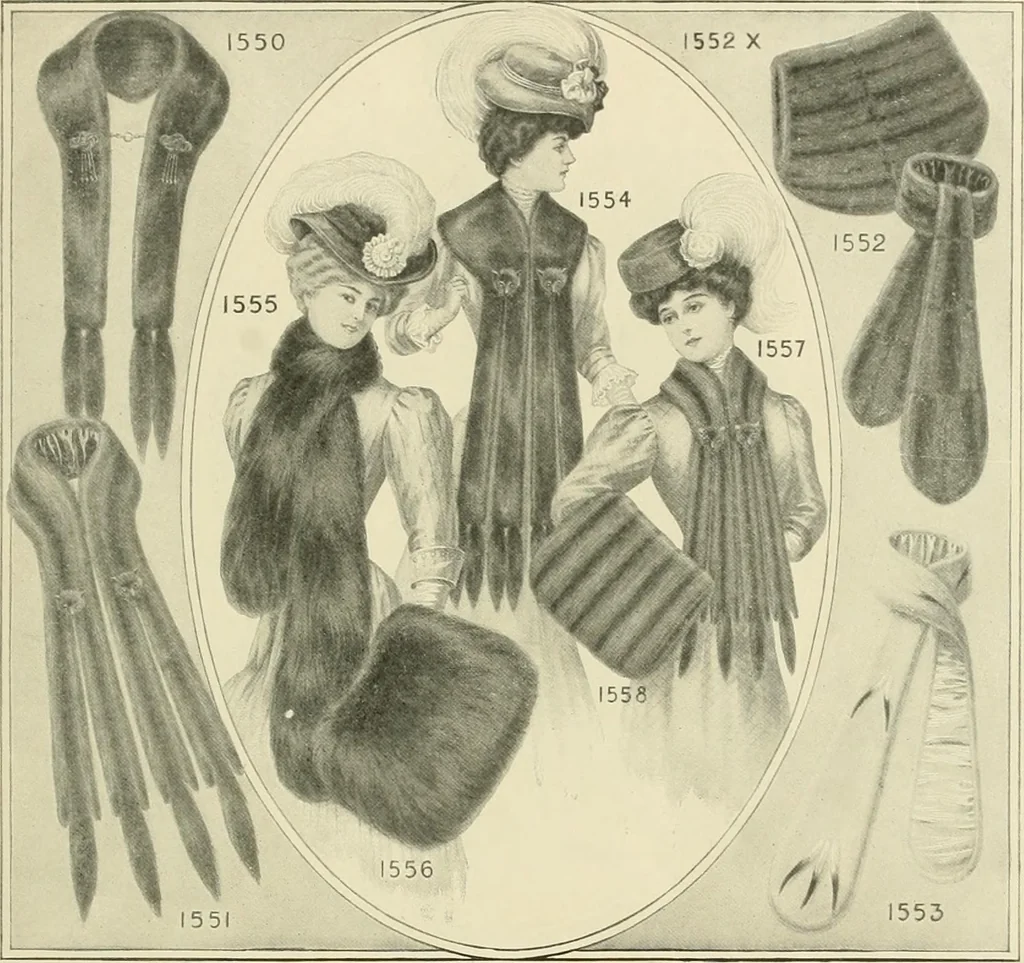 An illustration from New York fashions., 1907, leaf 56