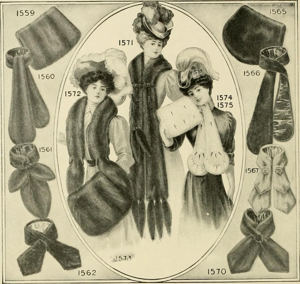 An illustration from New York fashions., 1907, leaf 57