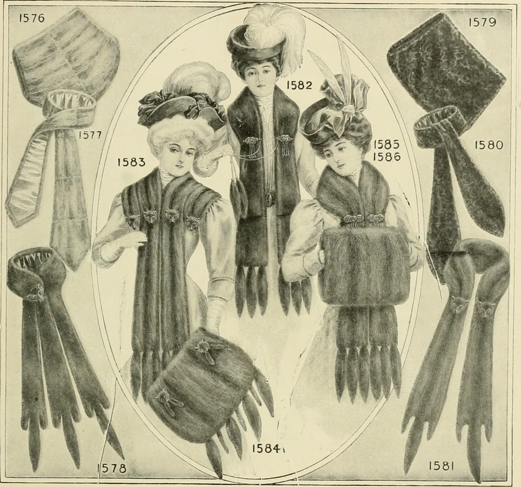 An illustration from New York fashions., 1907, leaf 58