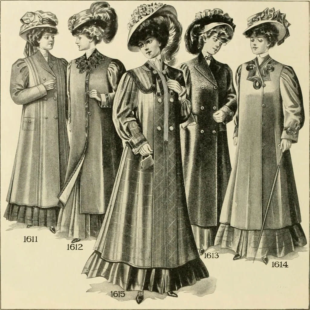An illustration from New York fashions., 1907, leaf 61