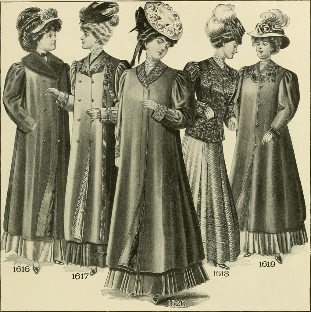 An illustration from New York fashions., 1907, leaf 62