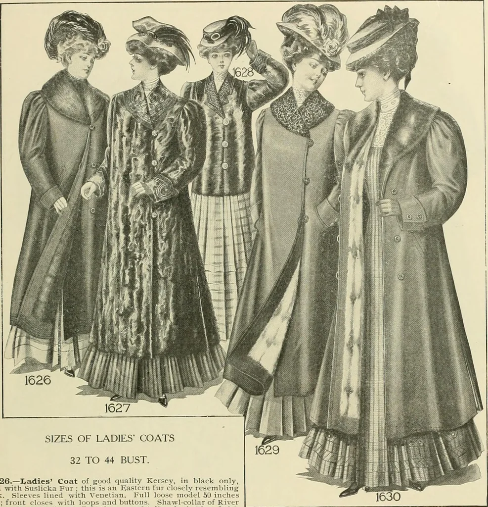 An illustration from New York fashions., 1907, leaf 64