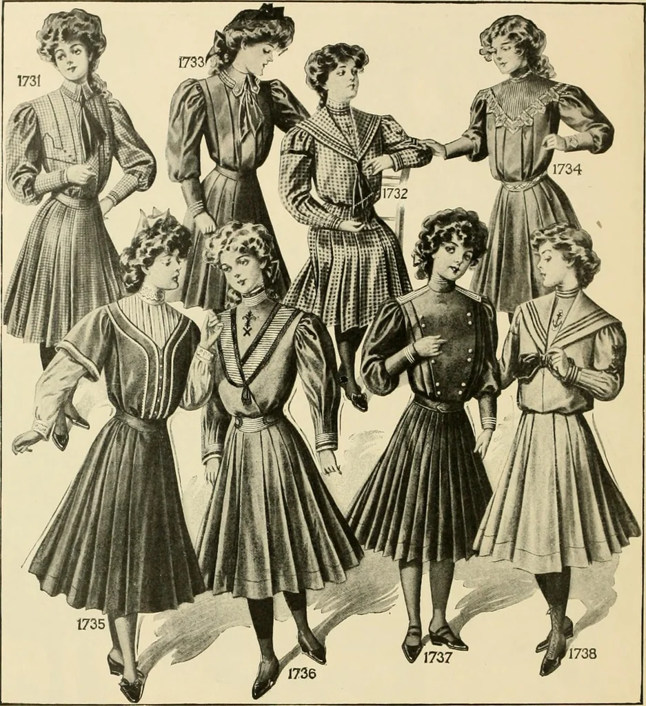 An illustration from New York fashions., 1907, leaf 69