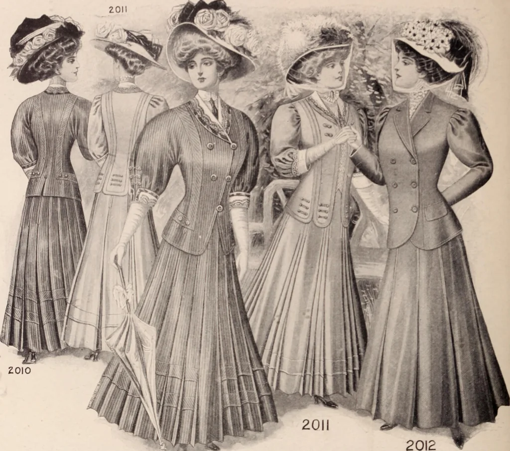 An illustration from New York fashions, 1908, 1908, leaf 13