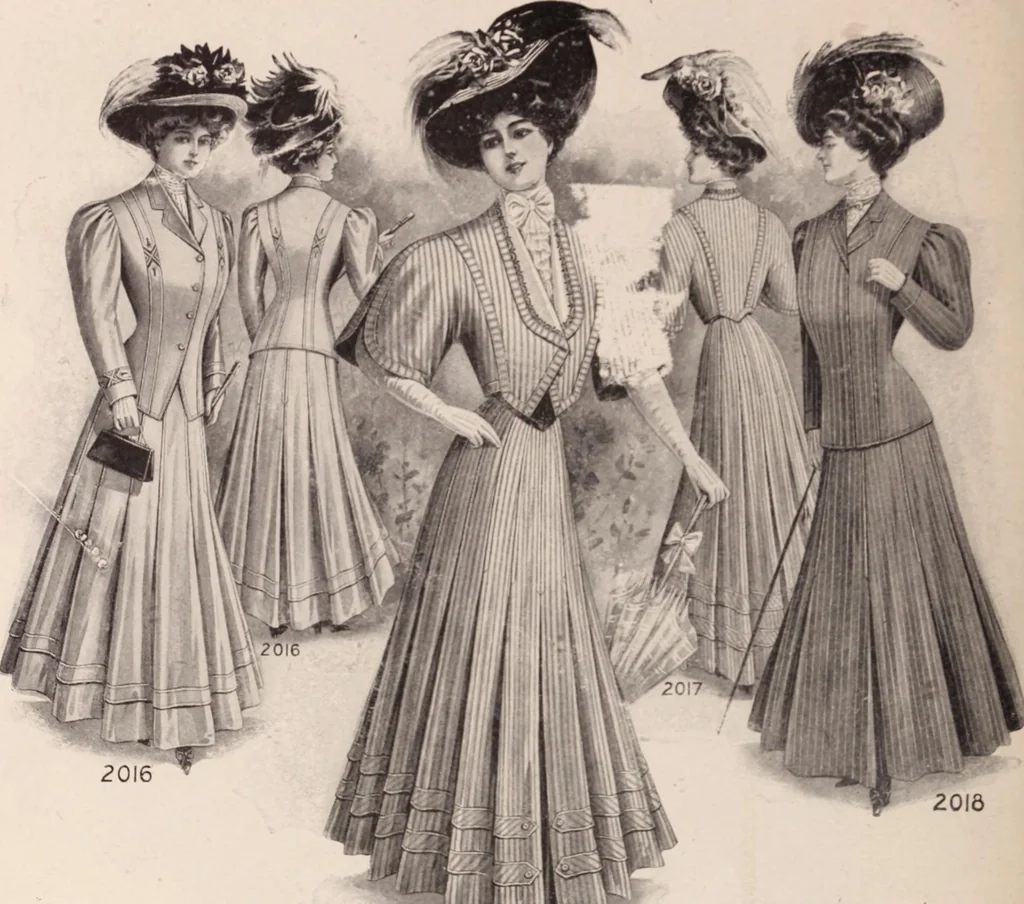 An illustration from New York fashions, 1908, 1908, leaf 15