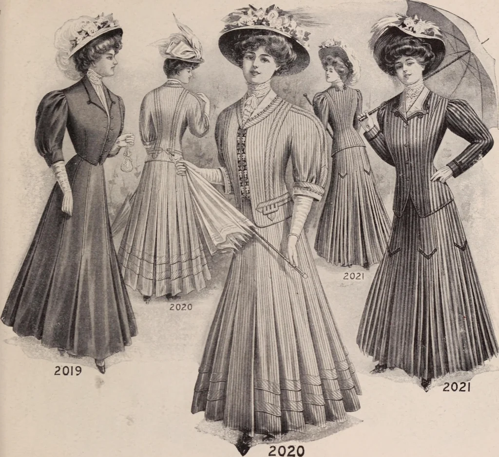 An illustration from New York fashions, 1908, 1908, leaf 16