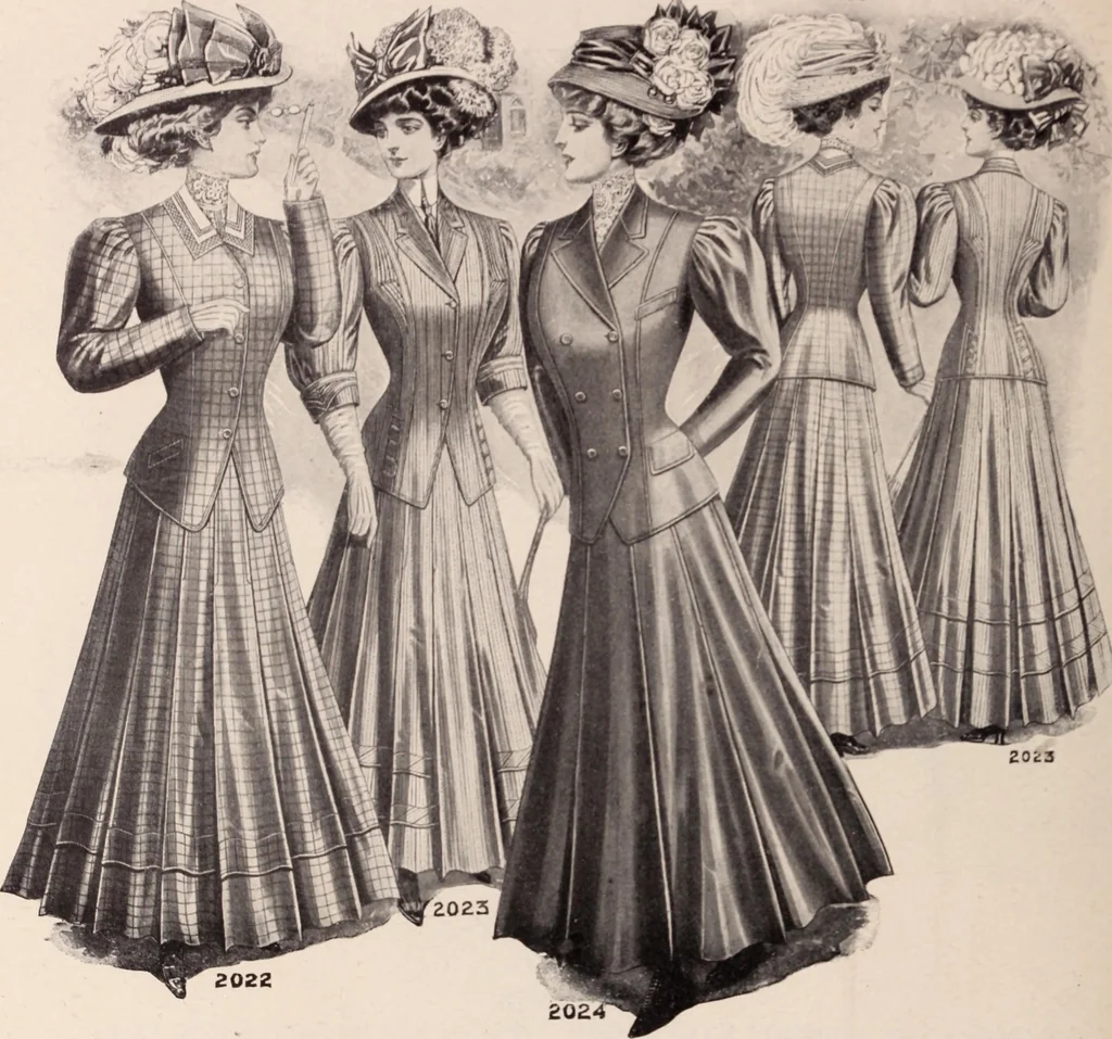 An illustration from New York fashions, 1908, 1908, leaf 17