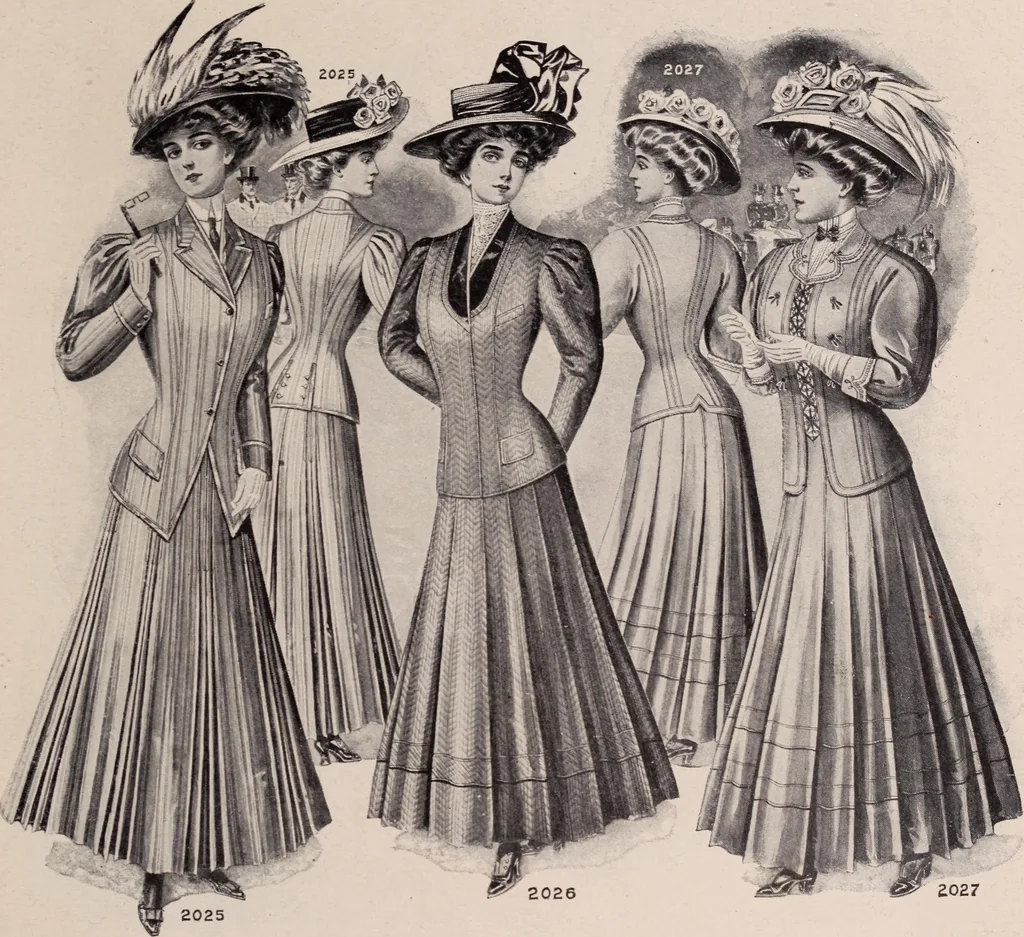 An illustration from New York fashions, 1908, 1908, leaf 18