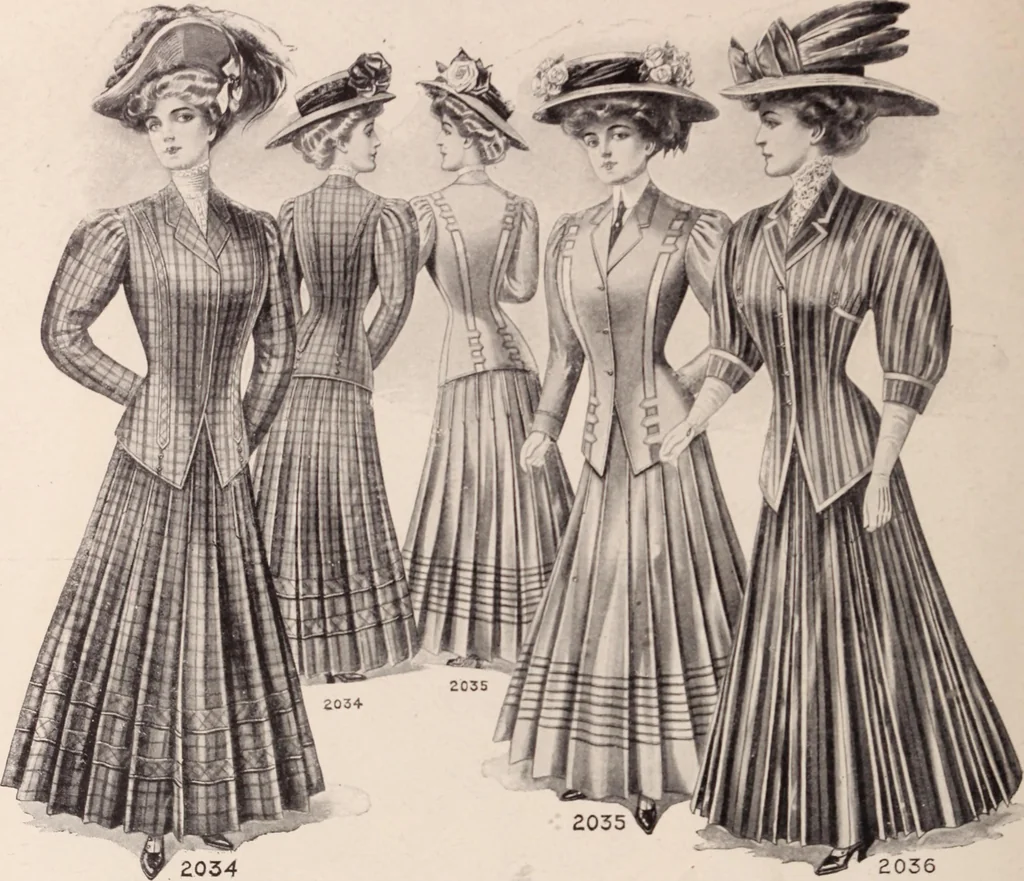 An illustration from New York fashions, 1908, 1908, leaf 21