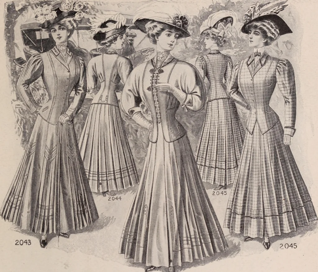 An illustration from New York fashions, 1908, 1908, leaf 24