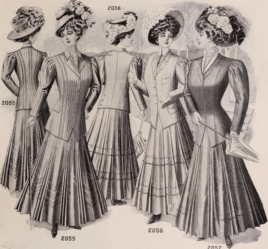 An illustration from New York fashions, 1908, 1908, leaf 28