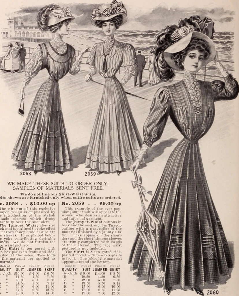An illustration from New York fashions, 1908, 1908, leaf 29