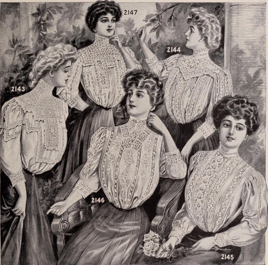 An illustration from New York fashions, 1908, 1908, leaf 38