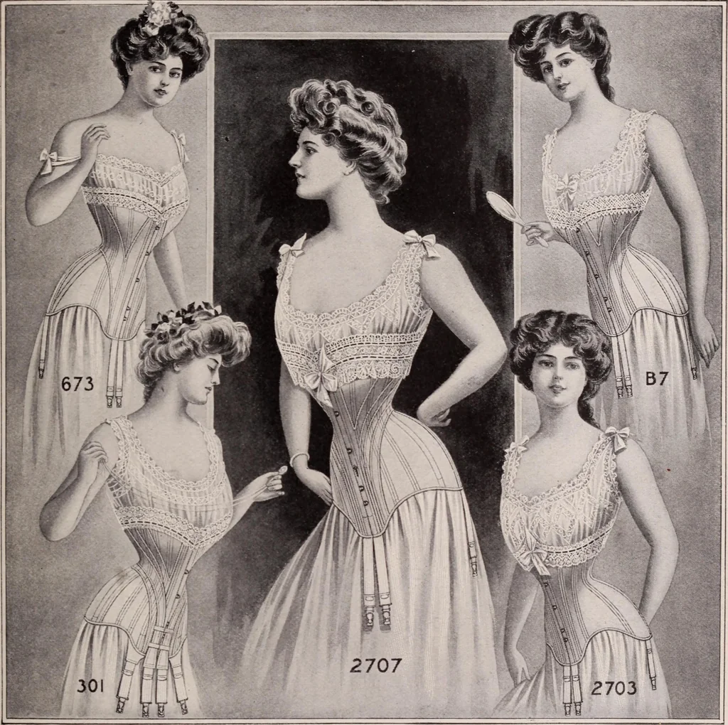 An illustration from New York fashions, 1908, 1908, leaf 60