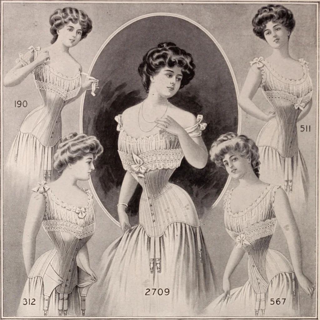 An illustration from New York fashions, 1908, 1908, leaf 61