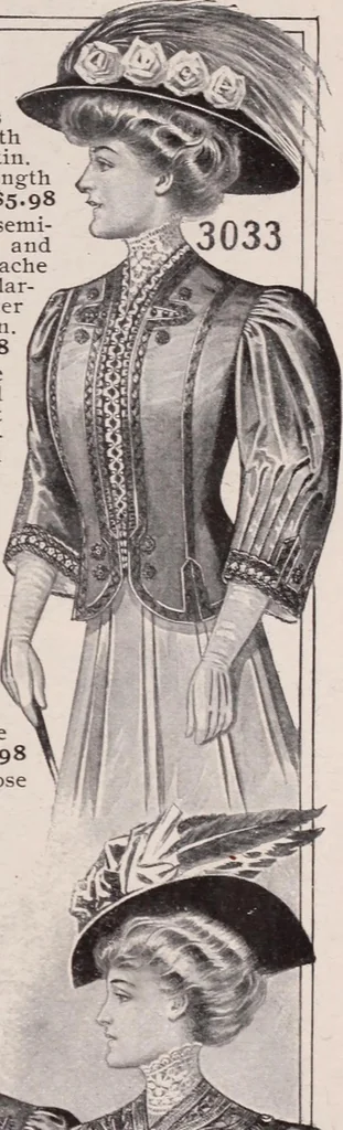 An illustration from New York fashions, 1908, 1908, leaf 68