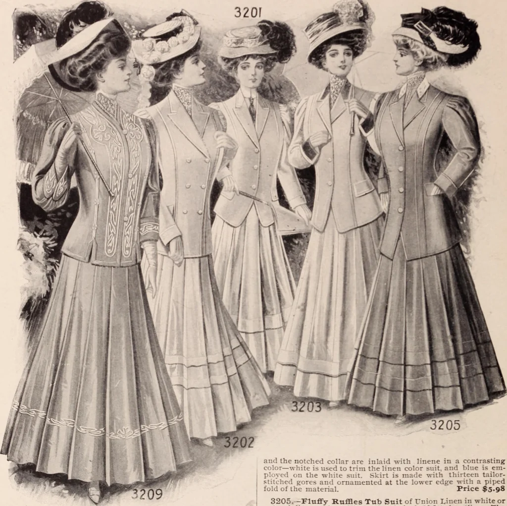 An illustration from New York fashions, 1908, 1908, leaf 77