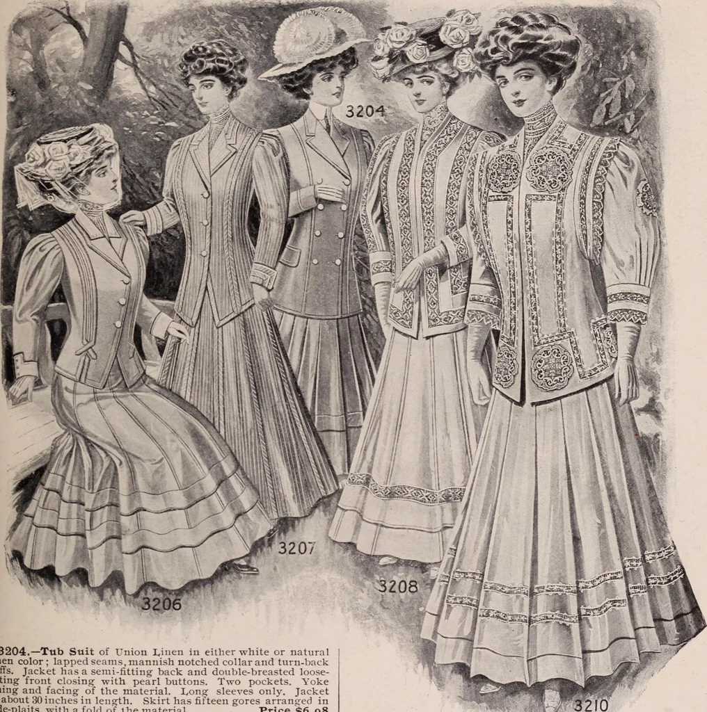 An illustration from New York fashions, 1908, 1908, leaf 78