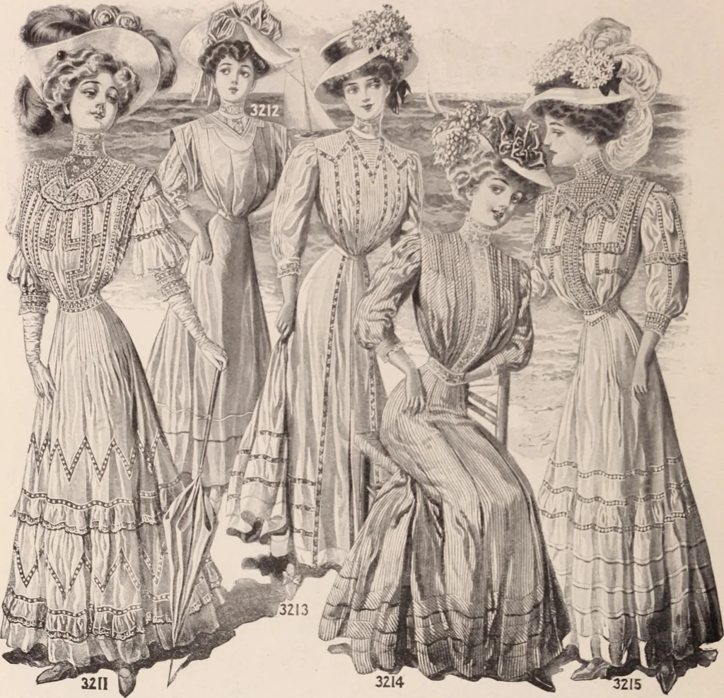 An illustration from New York fashions, 1908, 1908, leaf 79
