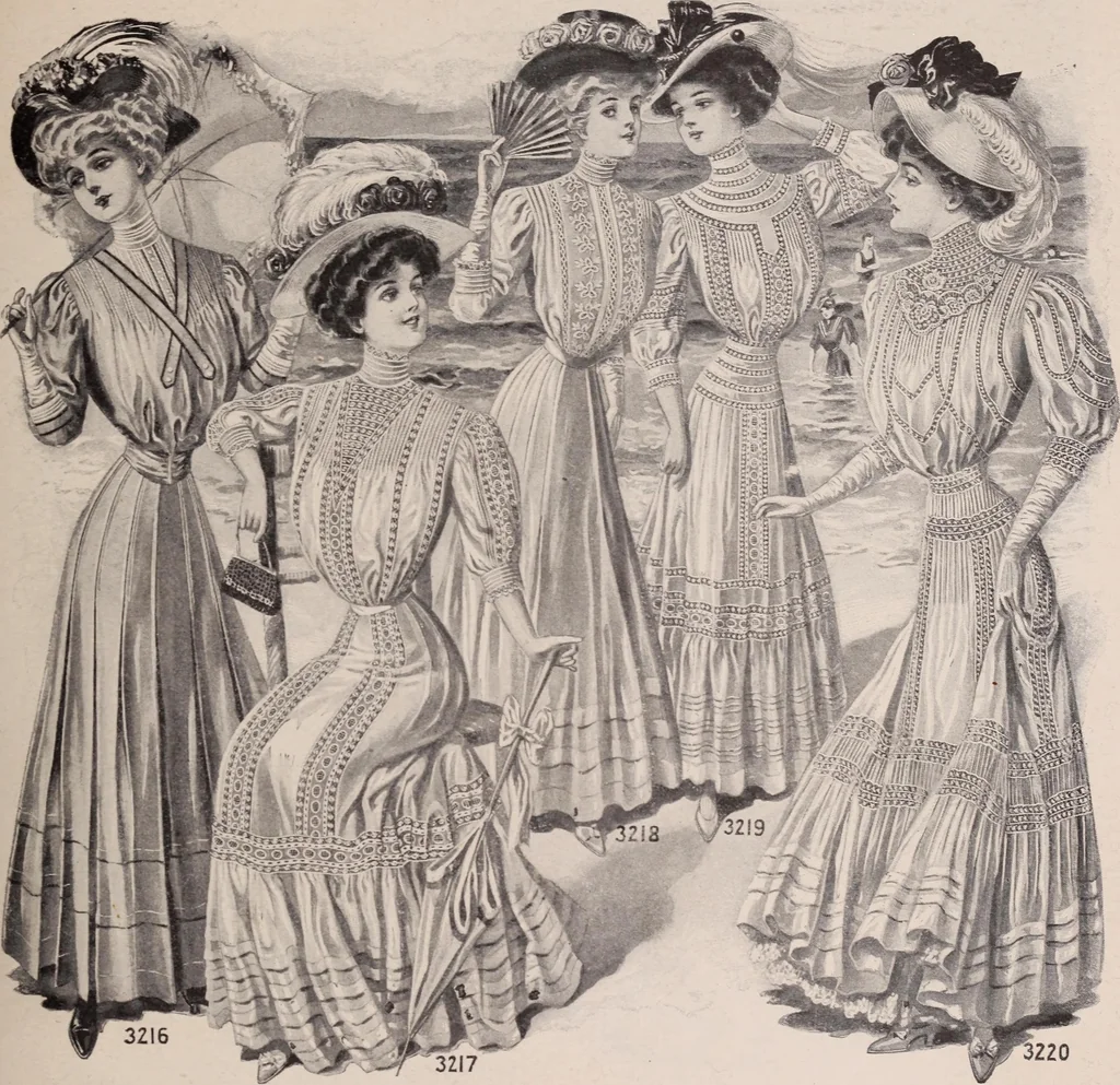An illustration from New York fashions, 1908, 1908, leaf 80