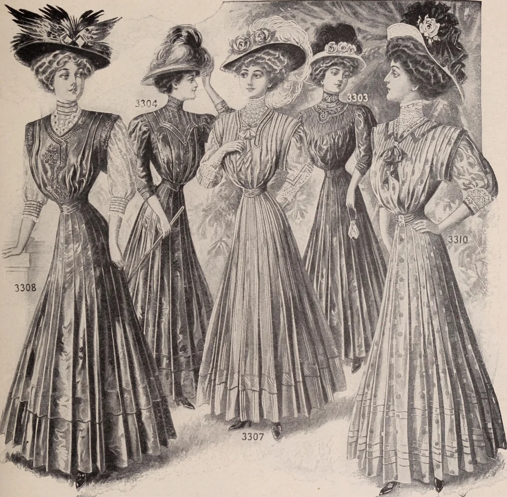 An illustration from New York fashions, 1908, 1908, leaf 84