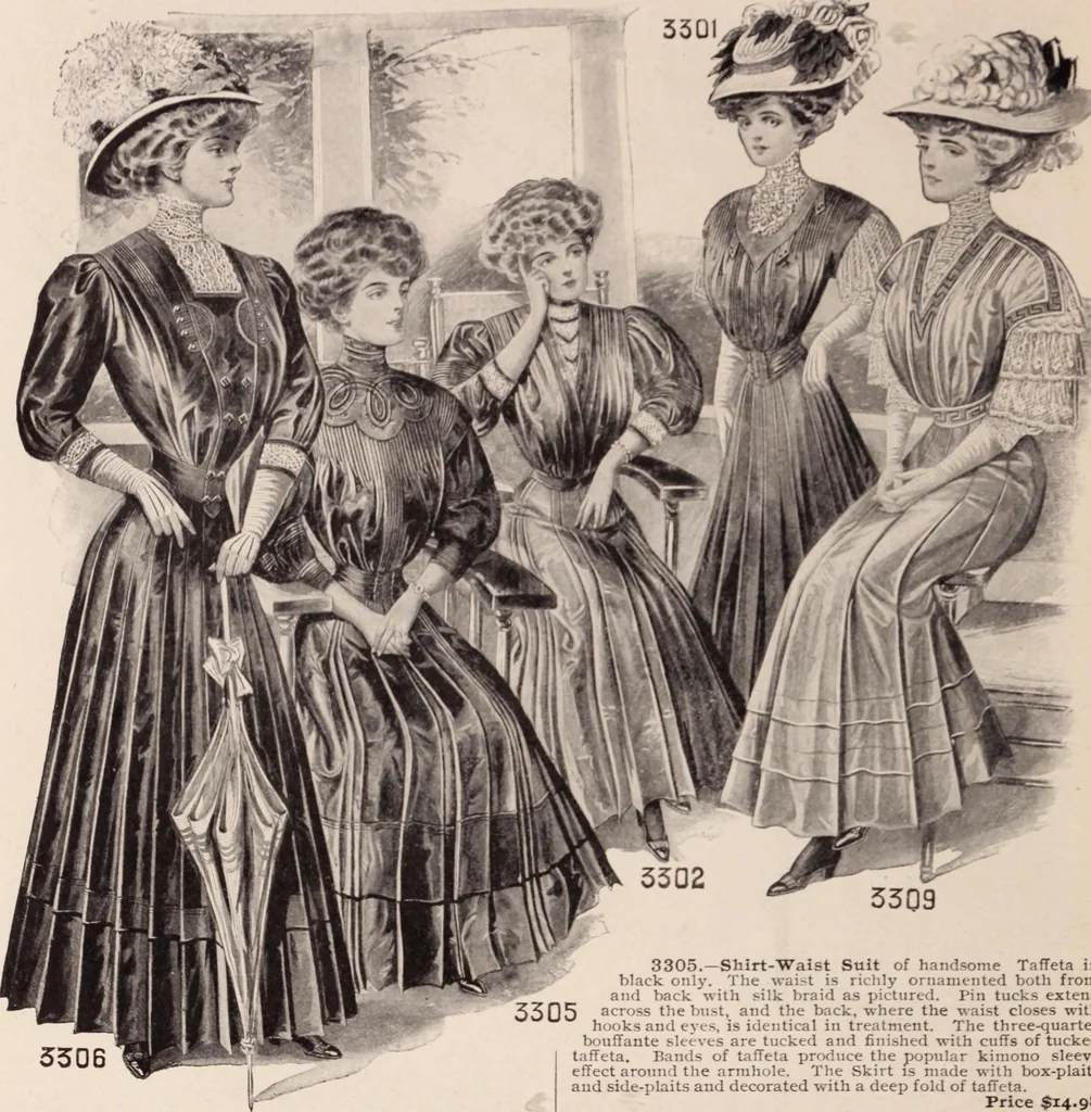 An illustration from New York fashions, 1908, 1908, leaf 85
