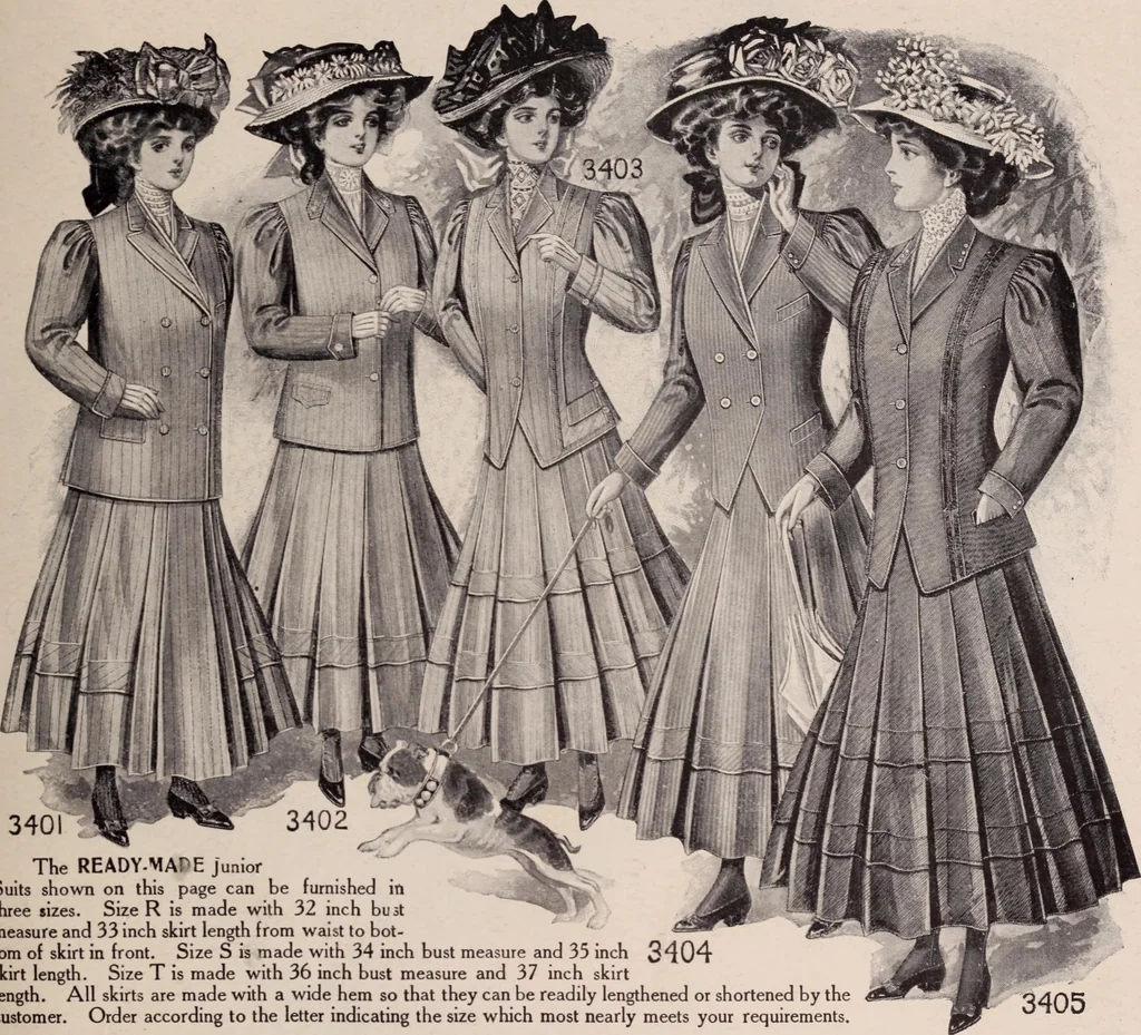 An illustration from New York fashions, 1908, 1908, leaf 86