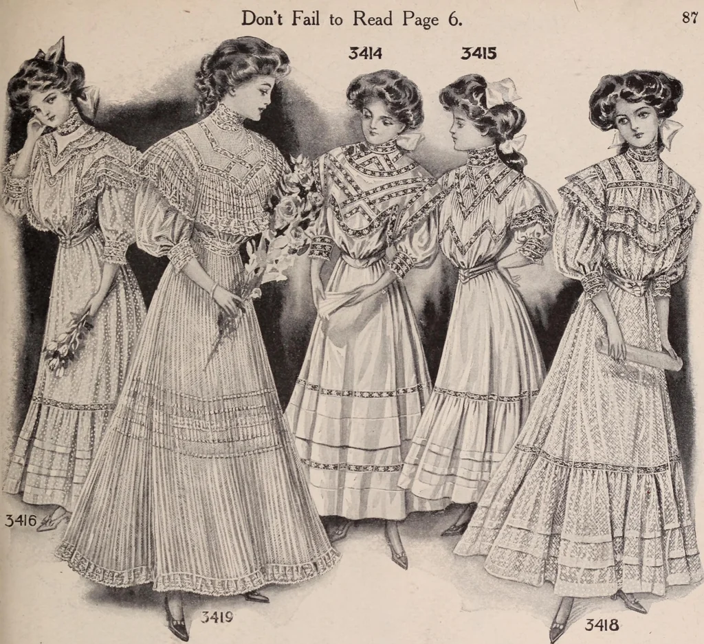 An illustration from New York fashions, 1908, 1908, leaf 88