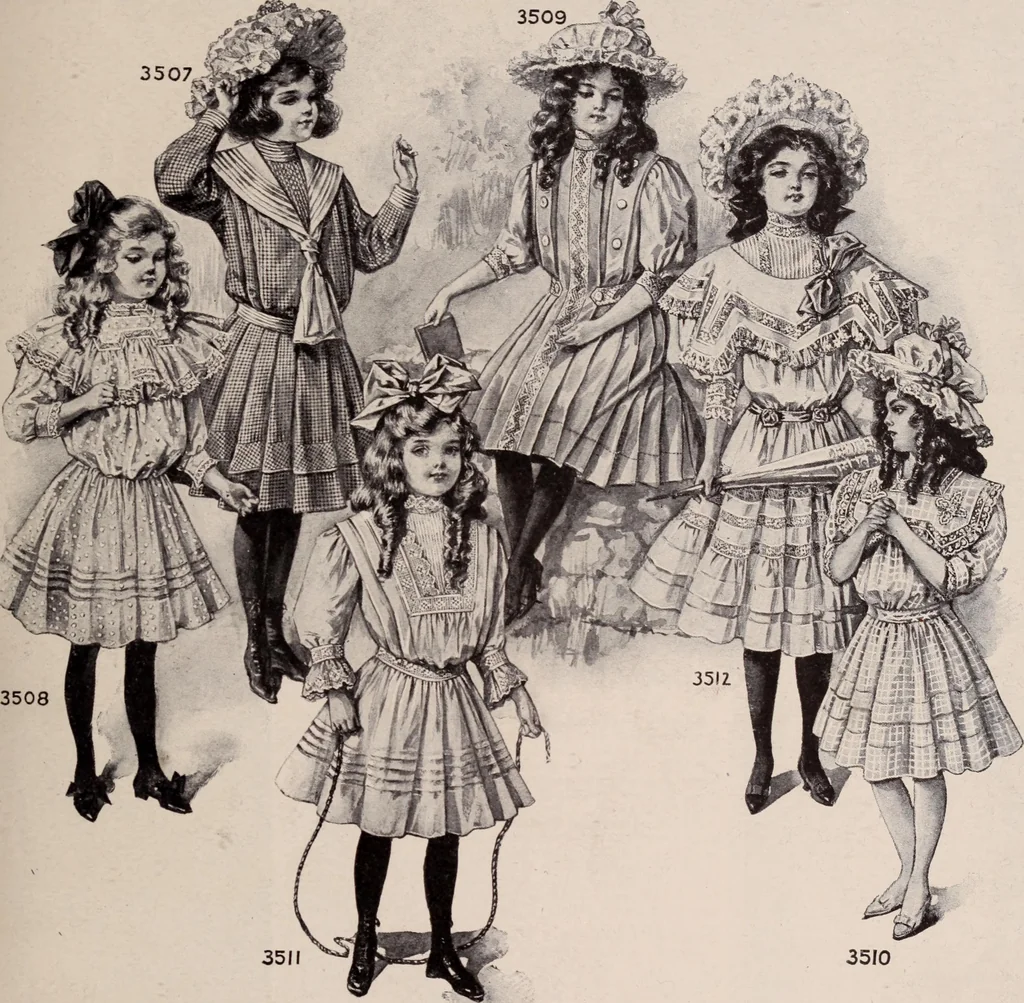 An illustration from New York fashions, 1908, 1908, leaf 90
