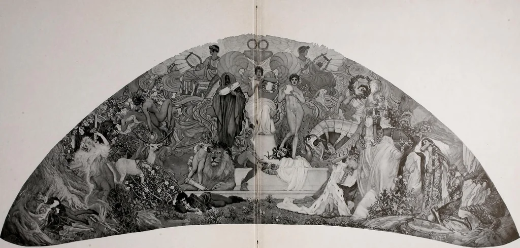 An illustration from New York plaisance, 1908, leaf 18