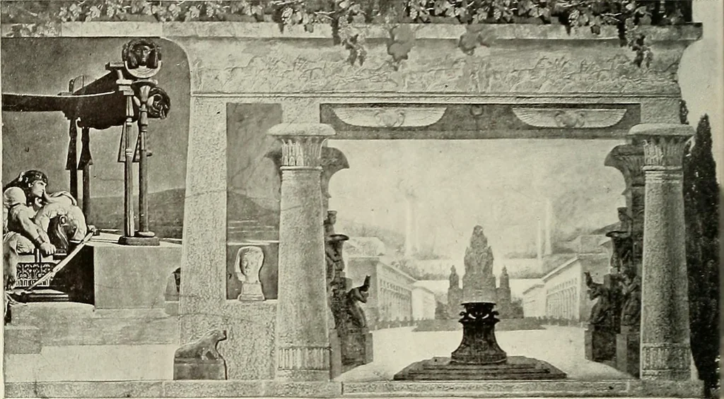 An illustration from New York plaisance, 1908, leaf 57