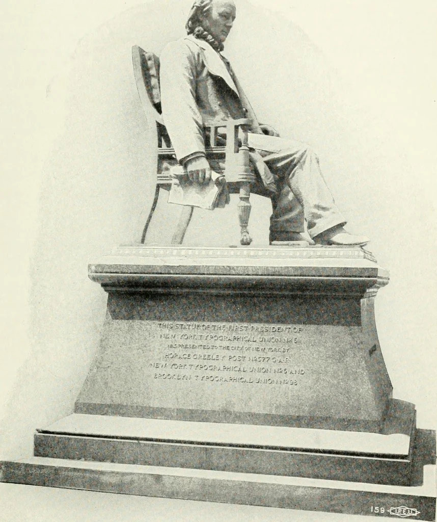 An illustration from New York typographical union no. 6 : study of a modern trade union and its predecessors, 1913, leaf 684