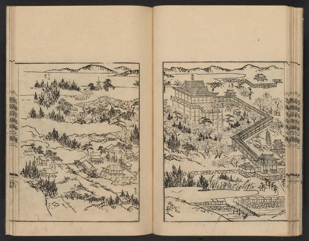 An illustration from Nezashi takara, 1745, leaf 16