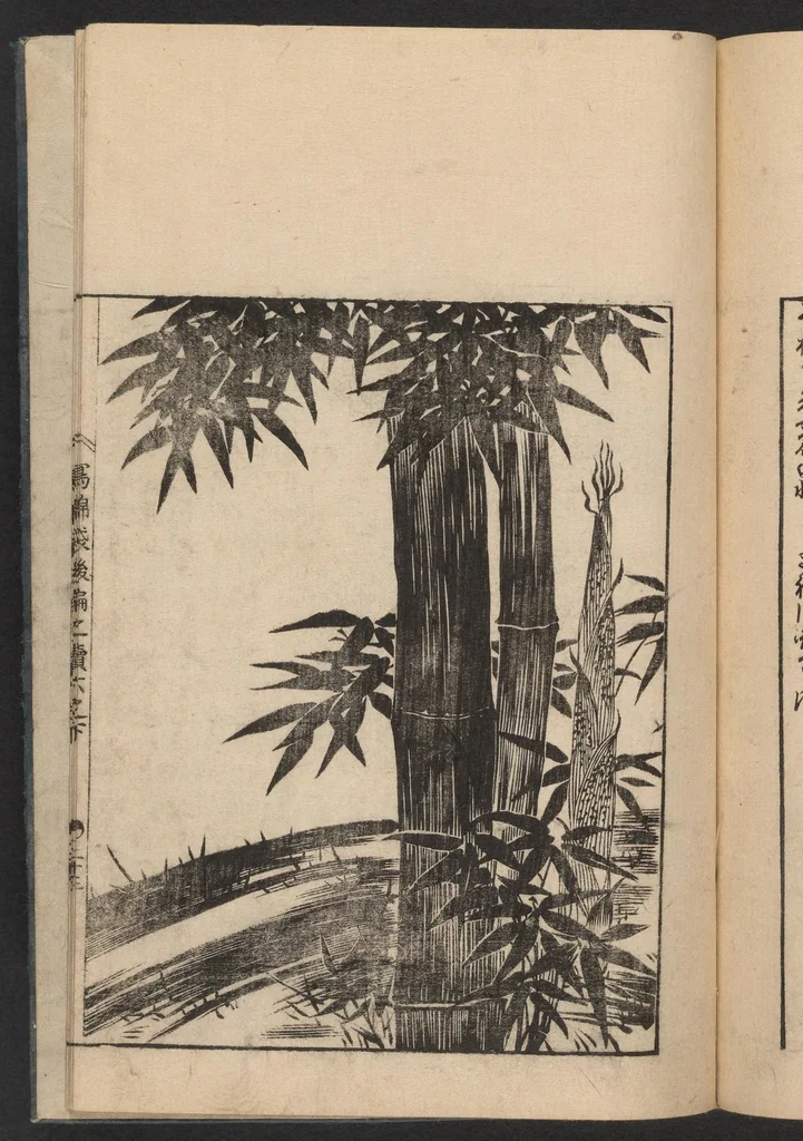 An illustration from Nezashi takara, 1745, leaf 21
