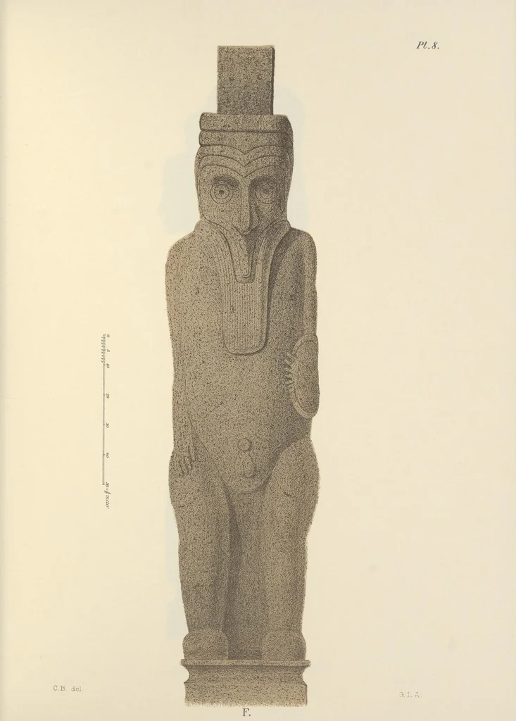 An illustration from Nicaraguan antiquities, 1886, leaf 77