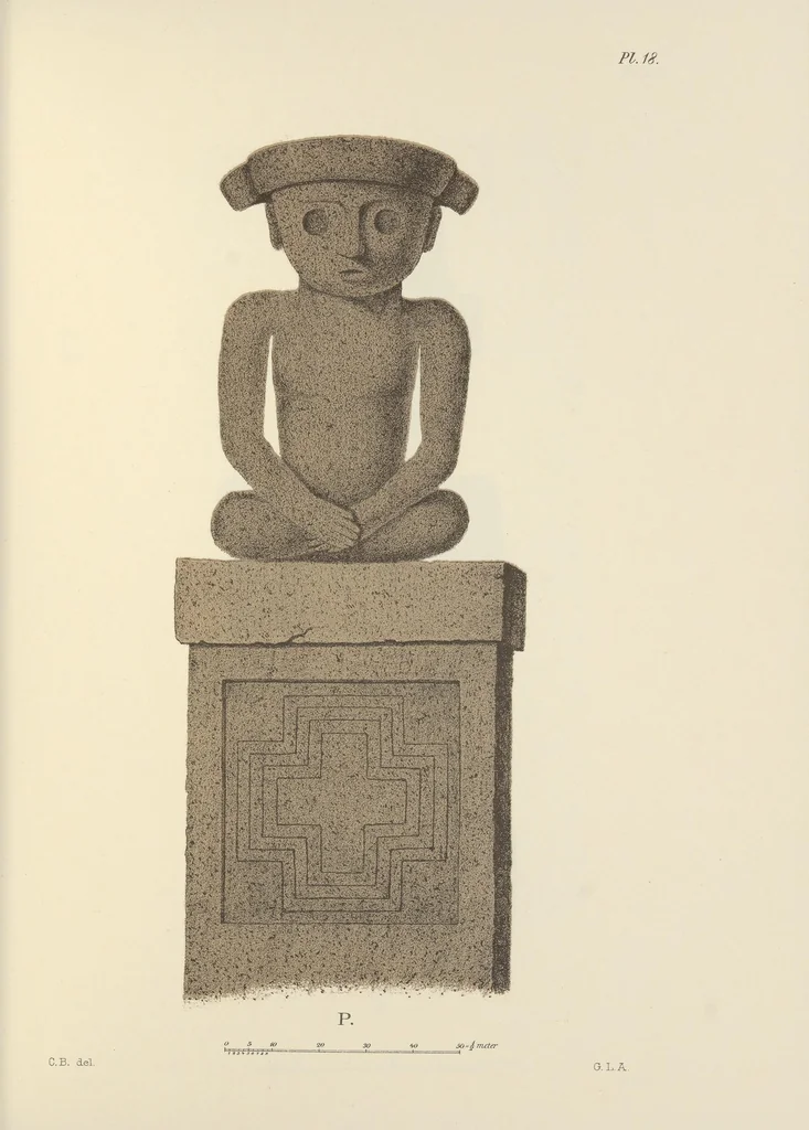 An illustration from Nicaraguan antiquities, 1886, leaf 97