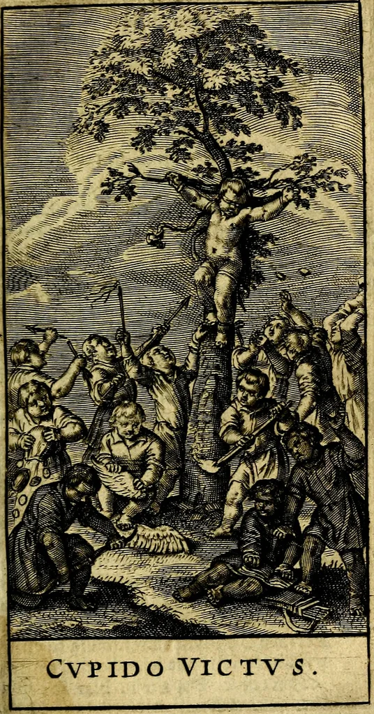 An illustration from Nicetas, seu, Triumphata incontinentia, 1631, leaf 104