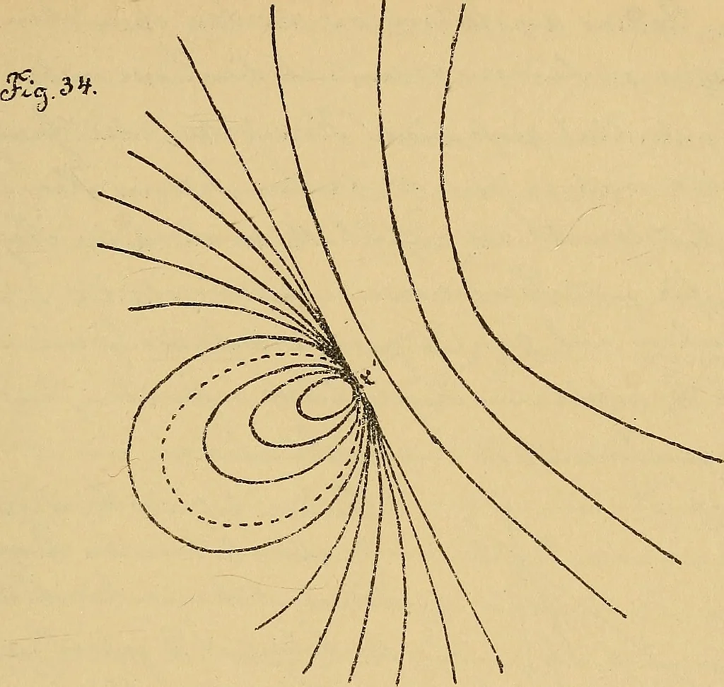 An illustration from Nicht-Euklidische Geometrie, 1893, leaf 138
