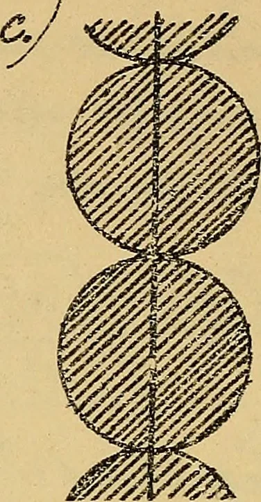 An illustration from Nicht-Euklidische Geometrie, 1893, leaf 195