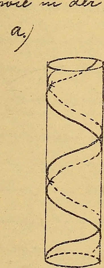 An illustration from Nicht-Euklidische Geometrie, 1893, leaf 252