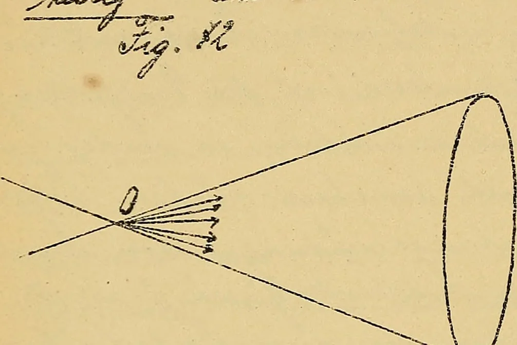 An illustration from Nicht-Euklidische Geometrie, 1893, leaf 273