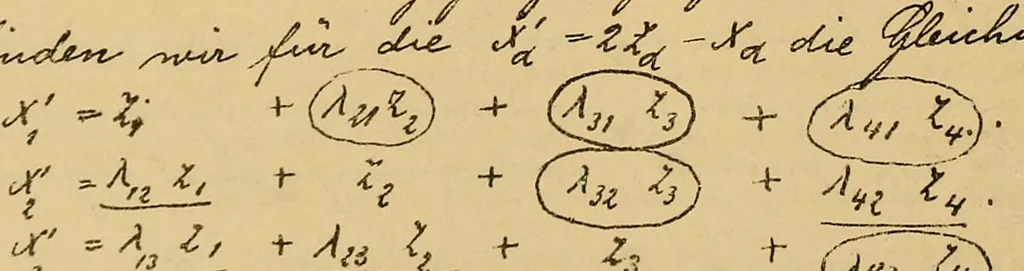 An illustration from Nicht-Euklidische Geometrie, 1893, leaf 119