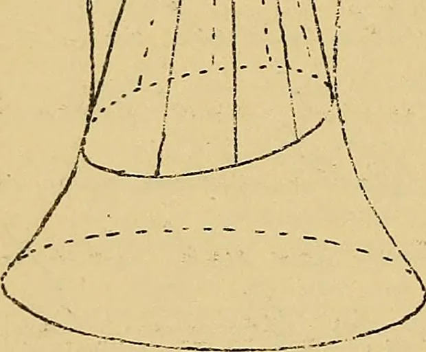 An illustration from Nicht-Euklidische Geometrie, 1893, leaf 143