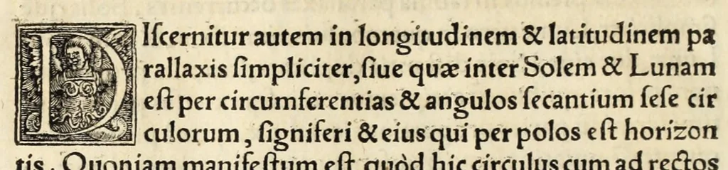 An illustration from Nicolai Copernici Torinensis de revolutionibus orbium coelestium libri VI .., 1543, leaf 276