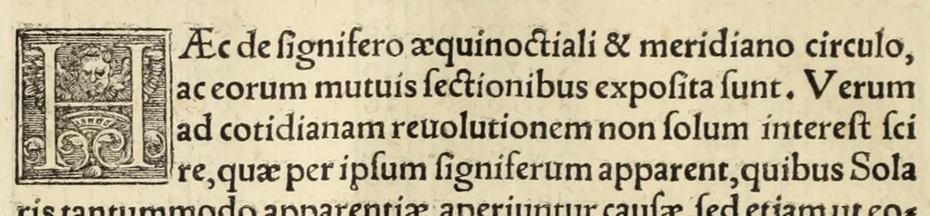 An illustration from Nicolai Copernici Torinensis de revolutionibus orbium coelestium libri VI .., 1543, leaf 86