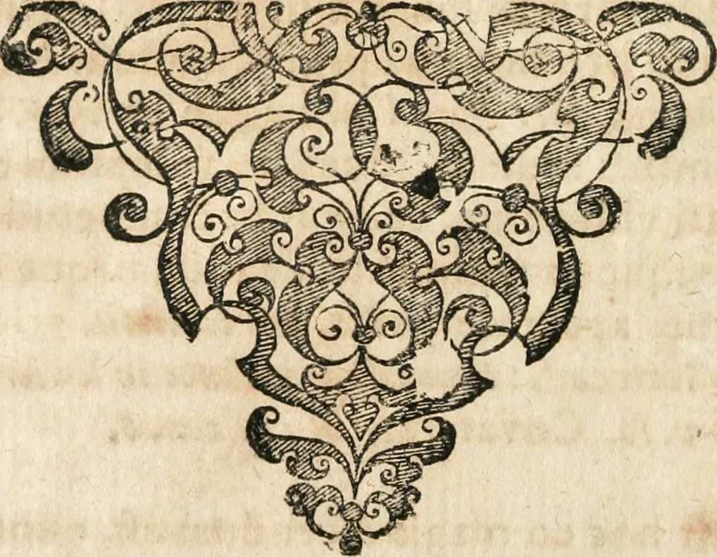 An illustration from Nicolai Myleri ab Ehrenbach Metrologia. Hoc est, de jure statuendi de mensuris, ponderibus & moletrinis. Ubi in specie quoque. De lapide terminali & torculis, tam privatis quam publicis ac bannalibus, singularia quaedam & non vulgaria exhibentur & variae quaestiones explicantur. Tractatus practicus. In quo quicquid vulgari aut exotica lingua traditum, in linguam latinam transversum est, 1683, leaf 573
