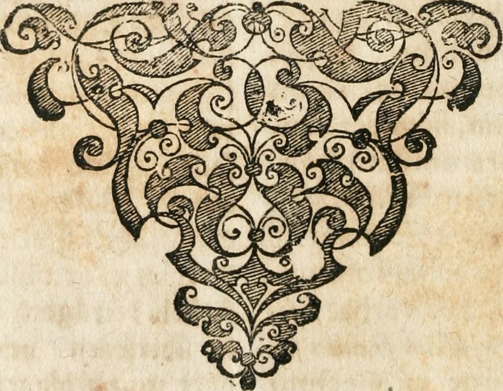 An illustration from Nicolai Myleri ab Ehrenbach Metrologia. Hoc est, de jure statuendi de mensuris, ponderibus & moletrinis. Ubi in specie quoque. De lapide terminali & torculis, tam privatis quam publicis ac bannalibus, singularia quaedam & non vulgaria exhibentur & variae quaestiones explicantur. Tractatus practicus. In quo quicquid vulgari aut exotica lingua traditum, in linguam latinam transversum est, 1683, leaf 619