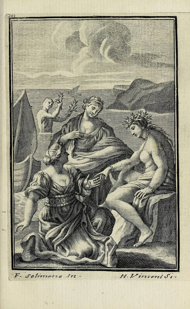 An illustration from Nicolai Parthenii Giannettasii Neapolit. Soc. Jesu. Halieutica, 1689, leaf 225