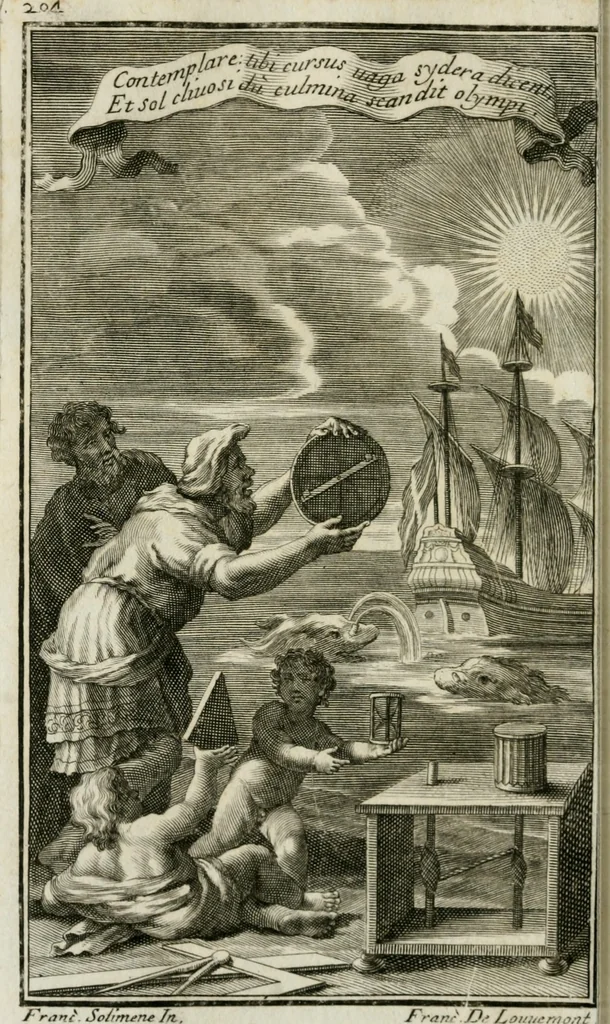 An illustration from Nicolai Parthenii Giannettasii Neapolit. Soc. Jesu, Piscatoria, et Nautica, 1686, leaf 227