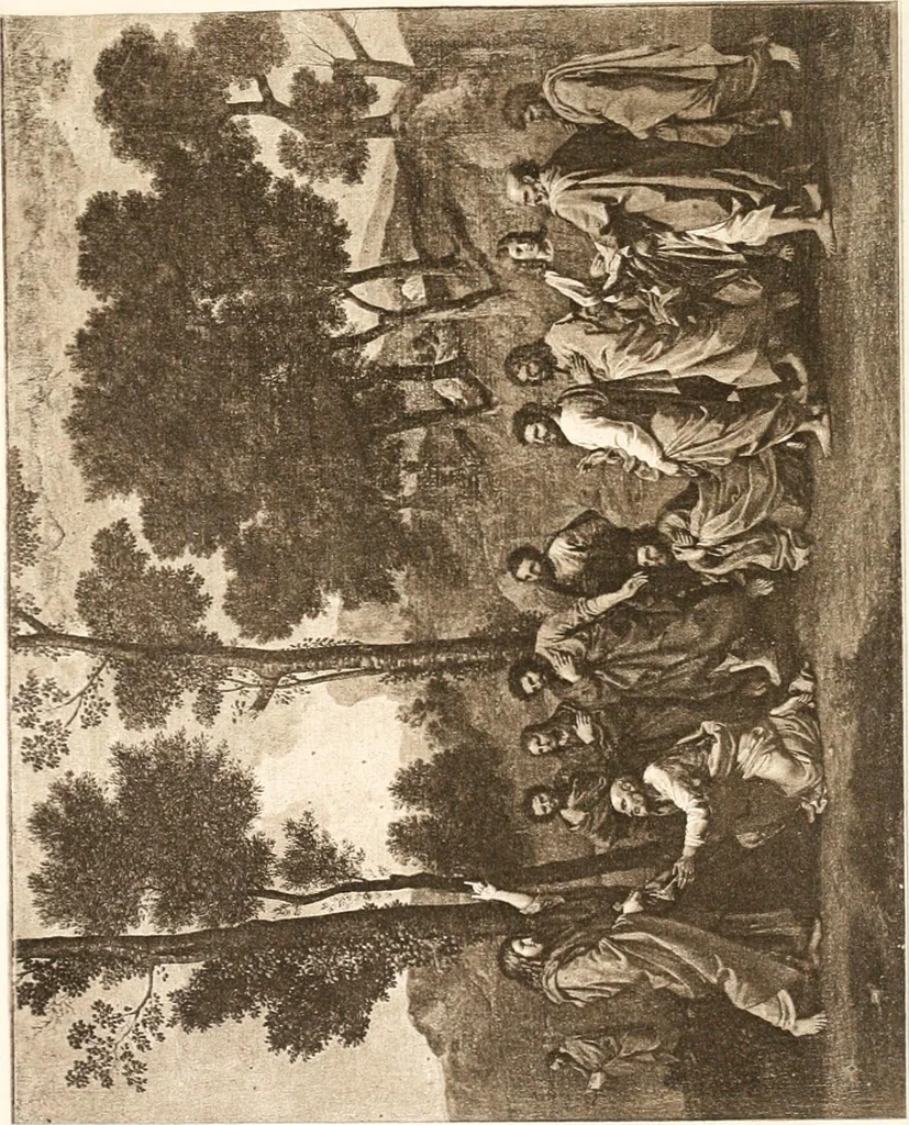An illustration from Nicolas Poussin, his life and work, 1899, leaf 139